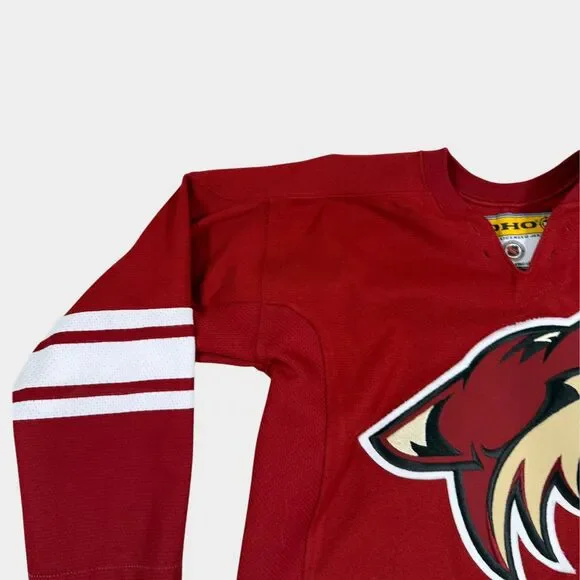 Vintage Phoenix Arizona Coyotes NHL Hockey Jersey Koho Red Youth Small/Medium S/ - Picture 4 of 11
